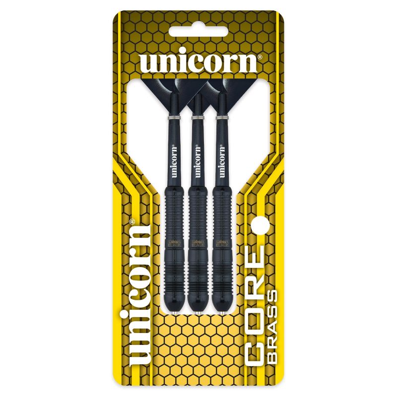 Unicorn Core Black Brass Darts